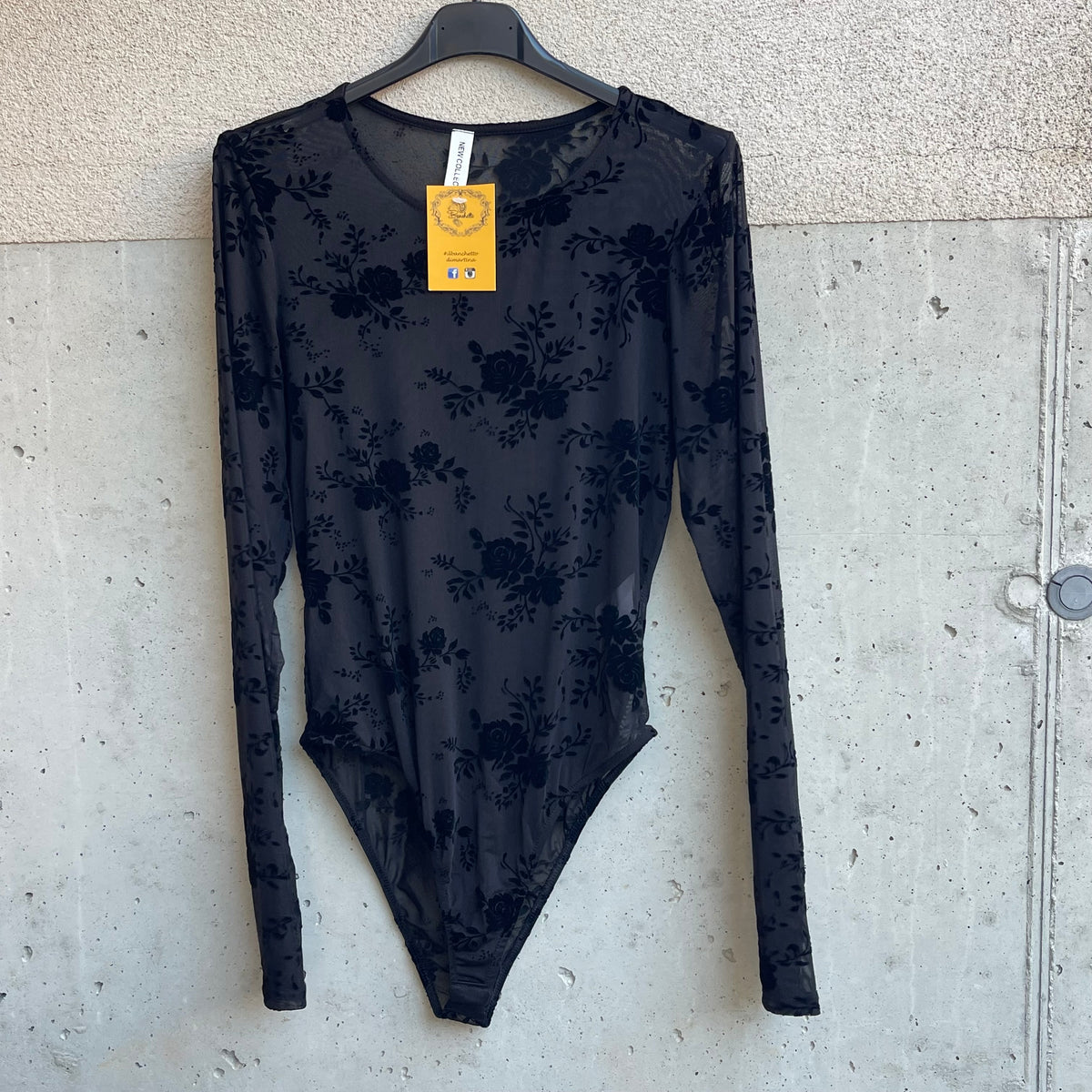 body FIORI velluto