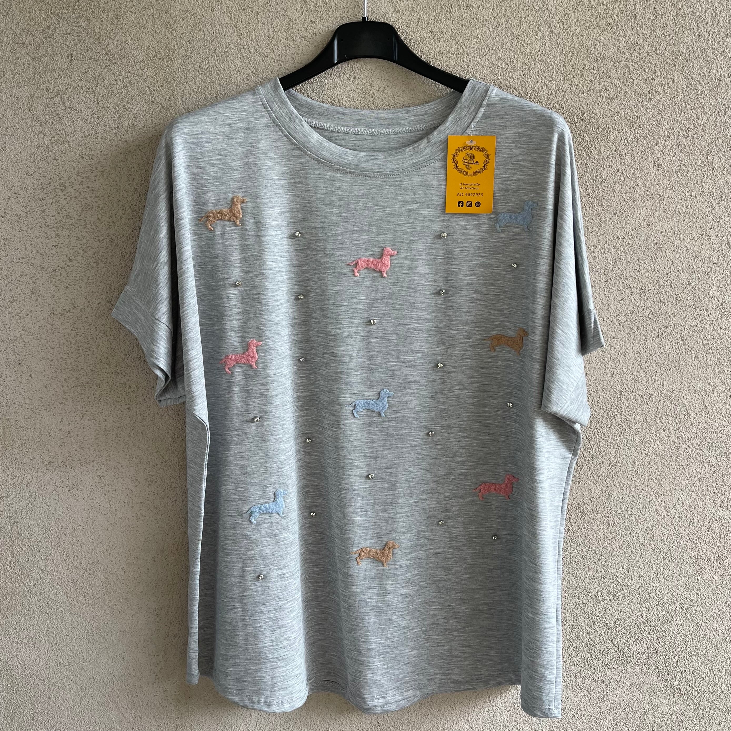 t-shirt CAGNOLINI&STRASS
