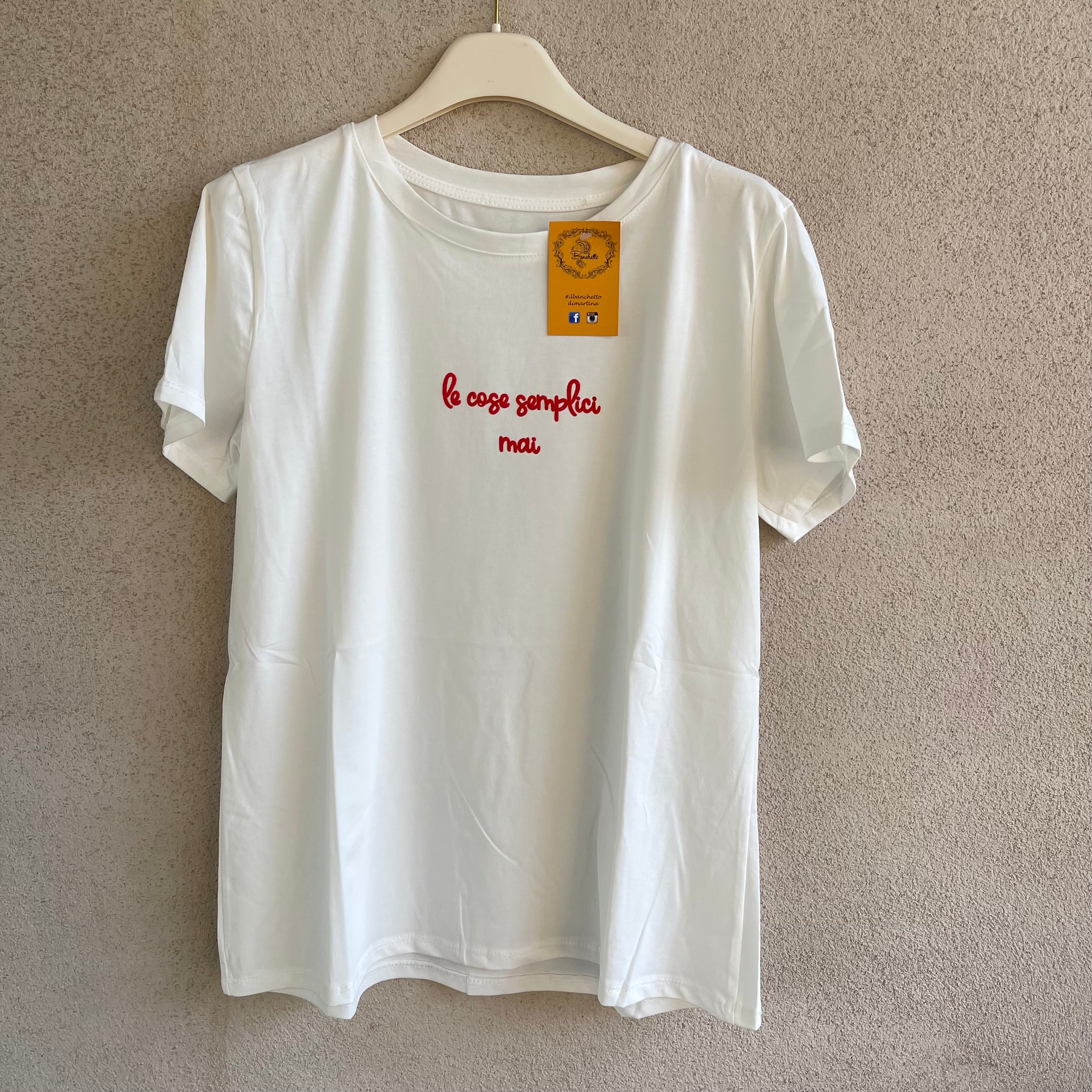 T-shirt LE COSE SEMPLICI MAI