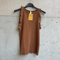 Canottina basic con PIZZO APPLICATO