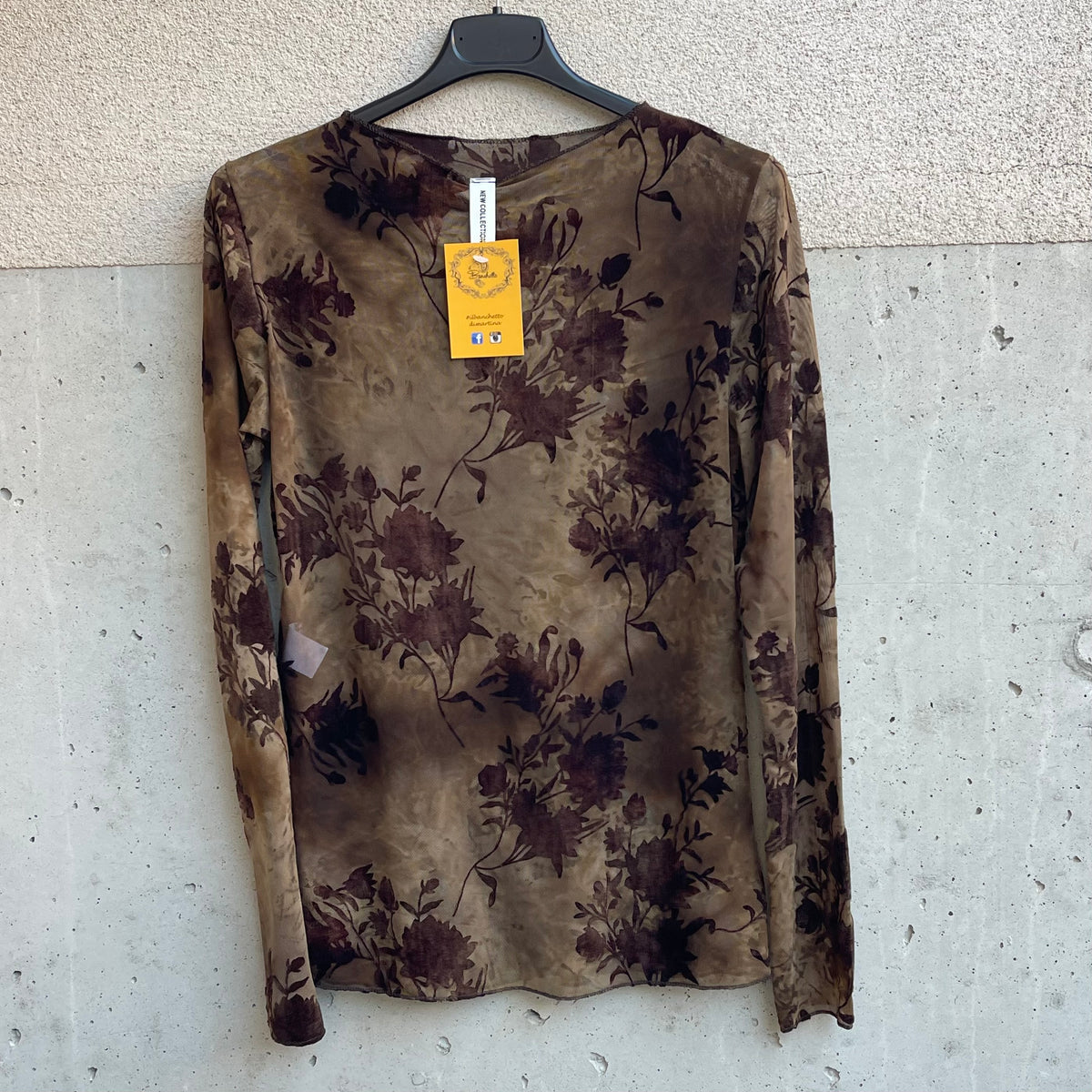 maglia FIORI vellutati