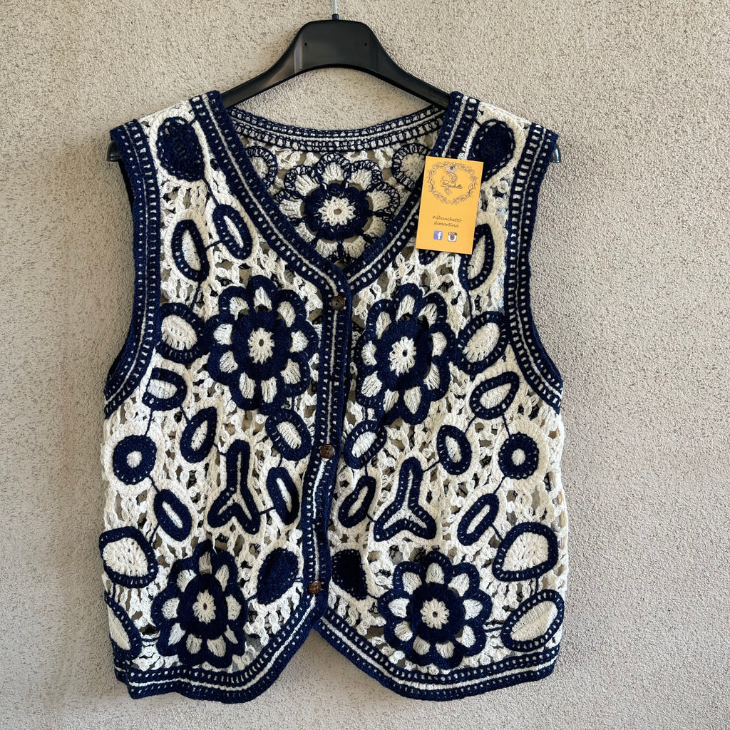 gilet uncinetto EASY