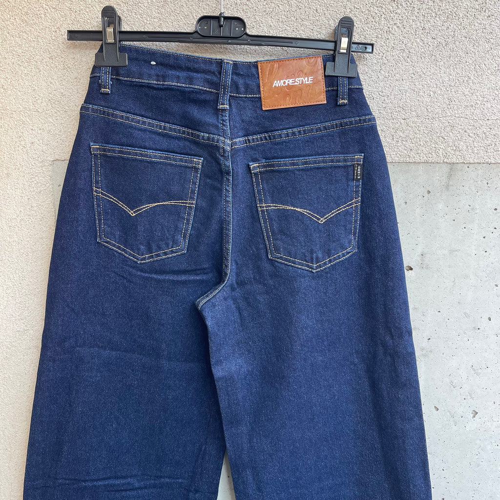 jeans palazzo BLU NOTTE
