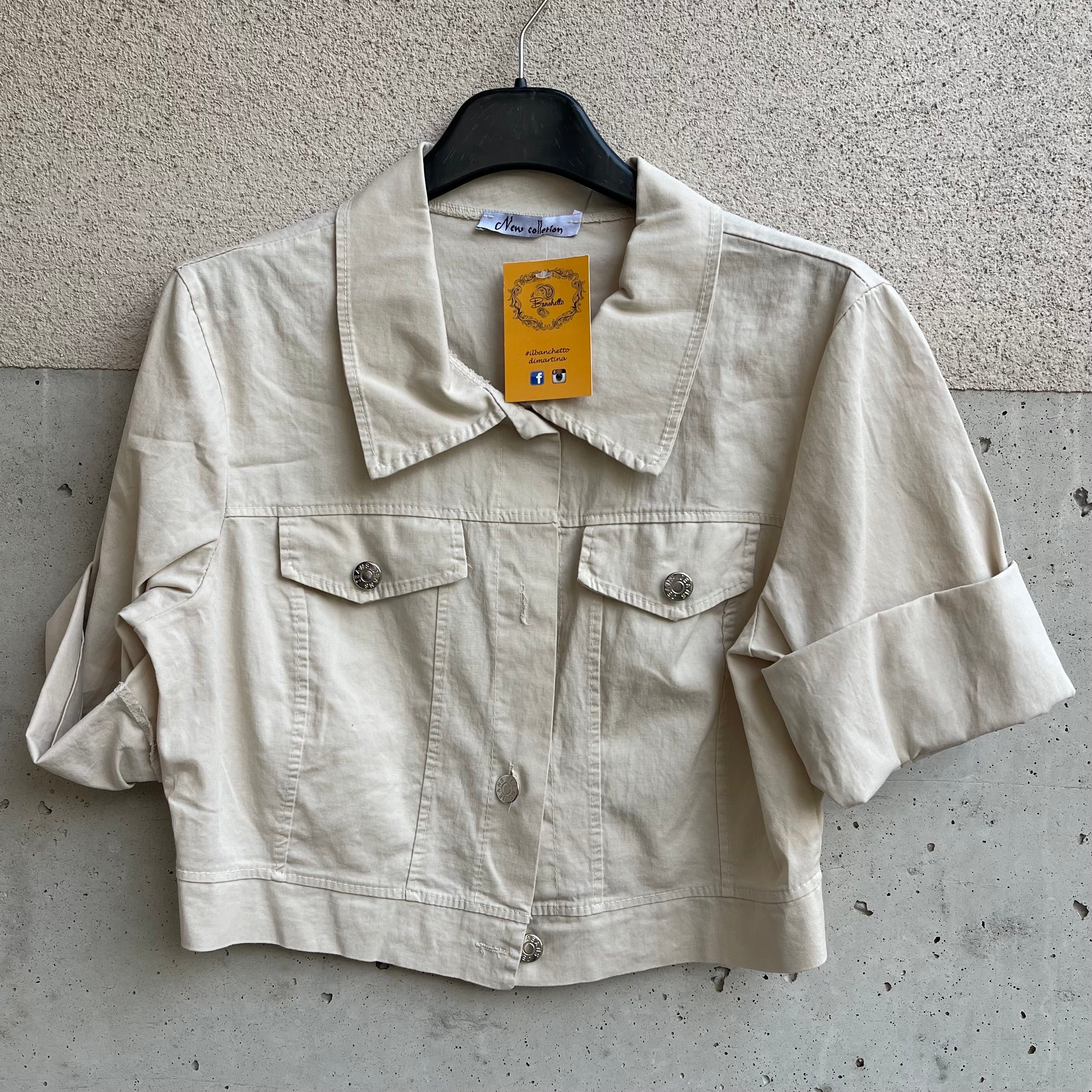 giacchino CROP cotone