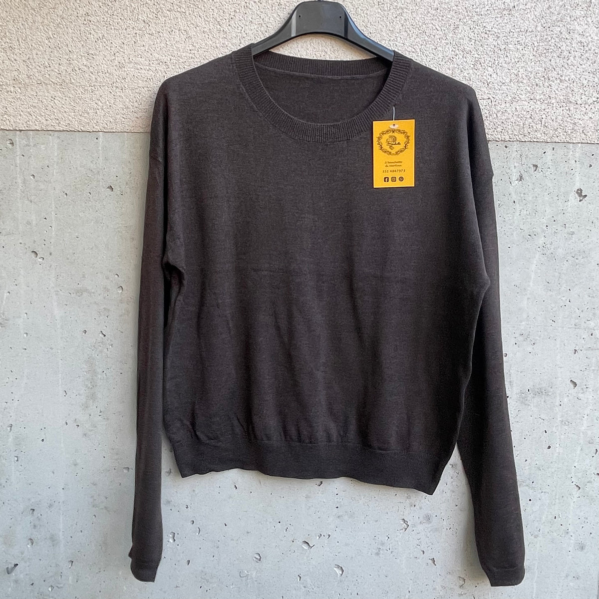 pullover girocollo