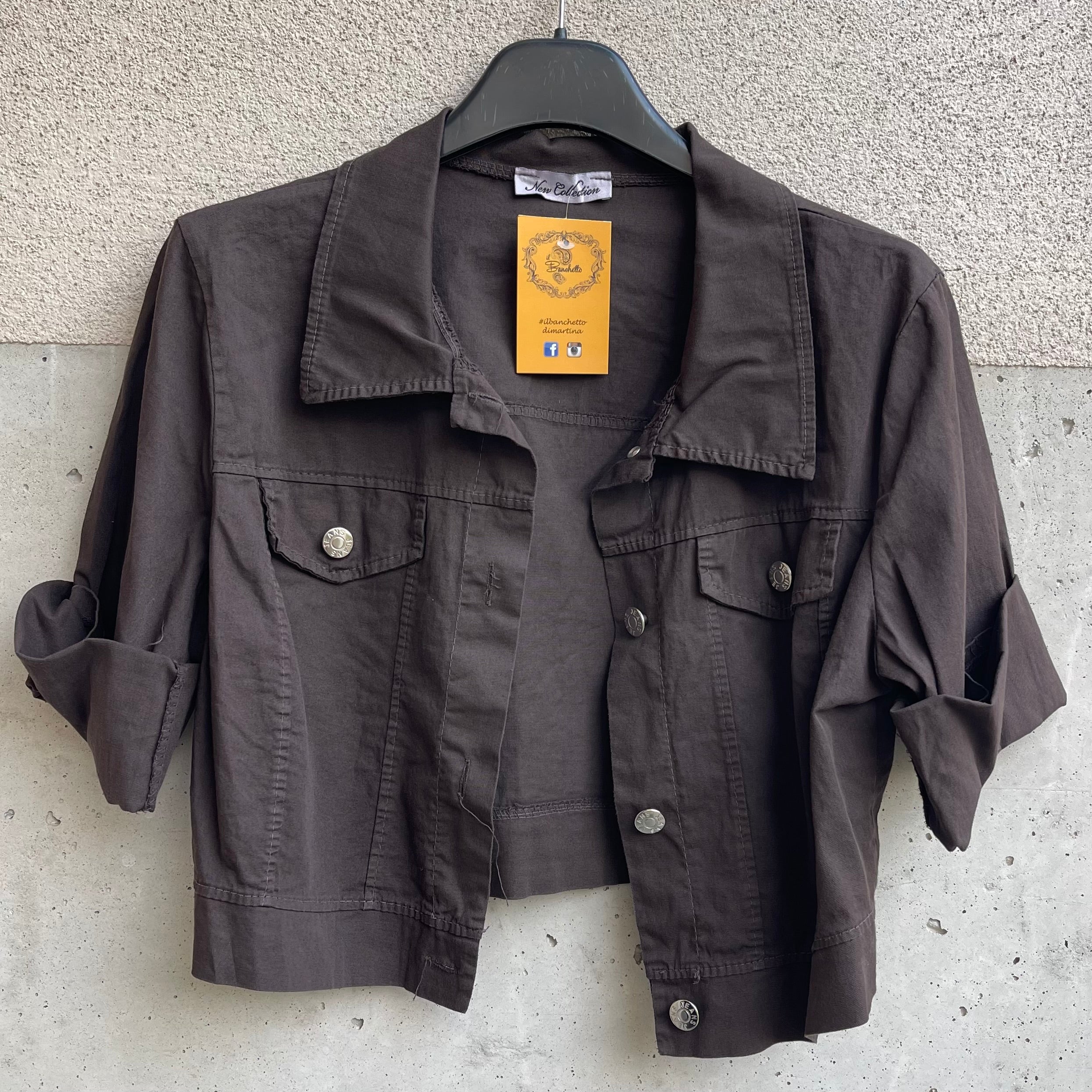 giacchino CROP cotone