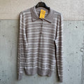 POLO in maglia a righine