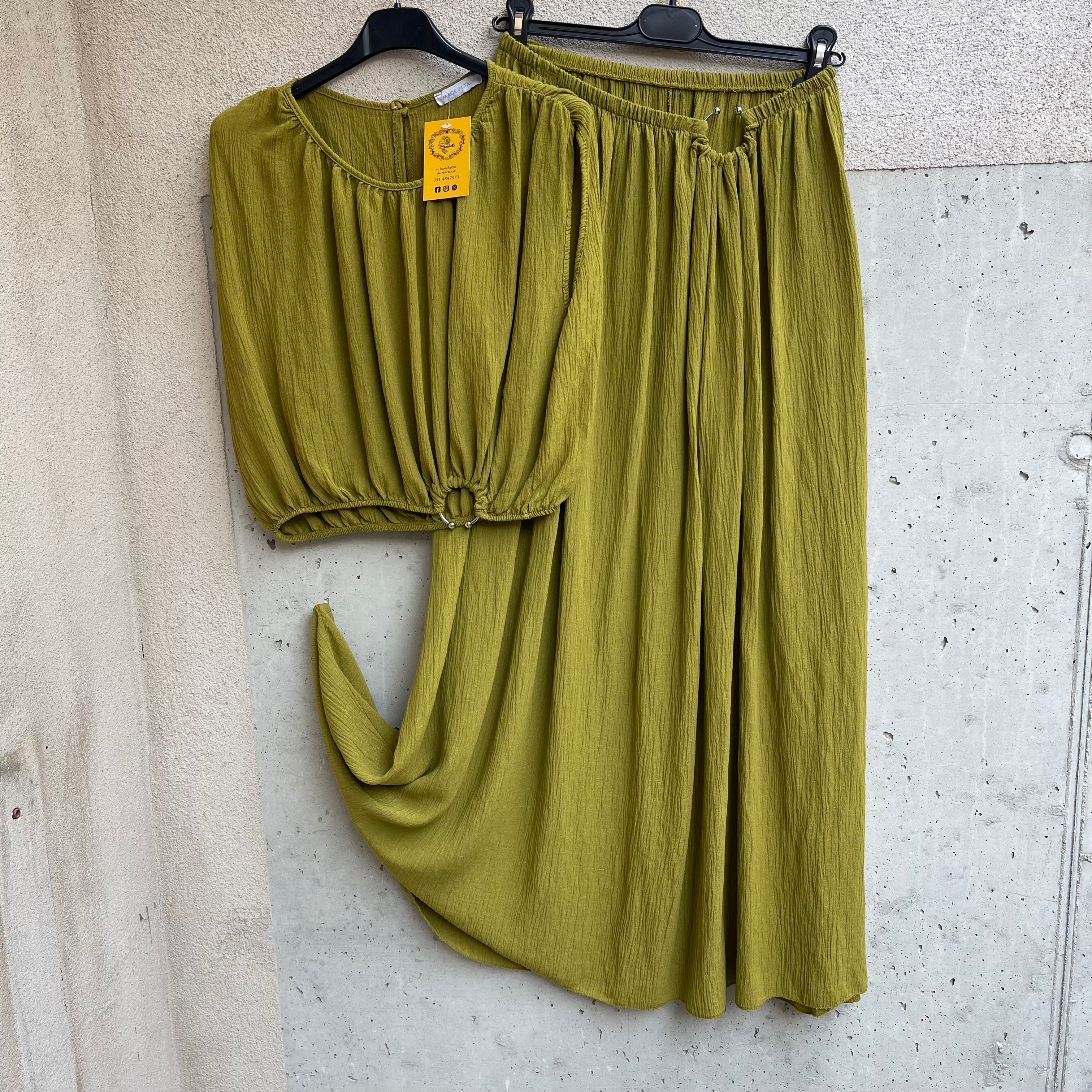 coordinato top&gonna con GIOIELLO