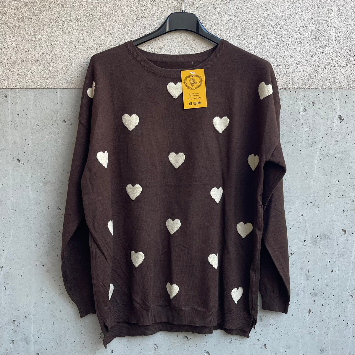 maglioncino CUORE ricamato