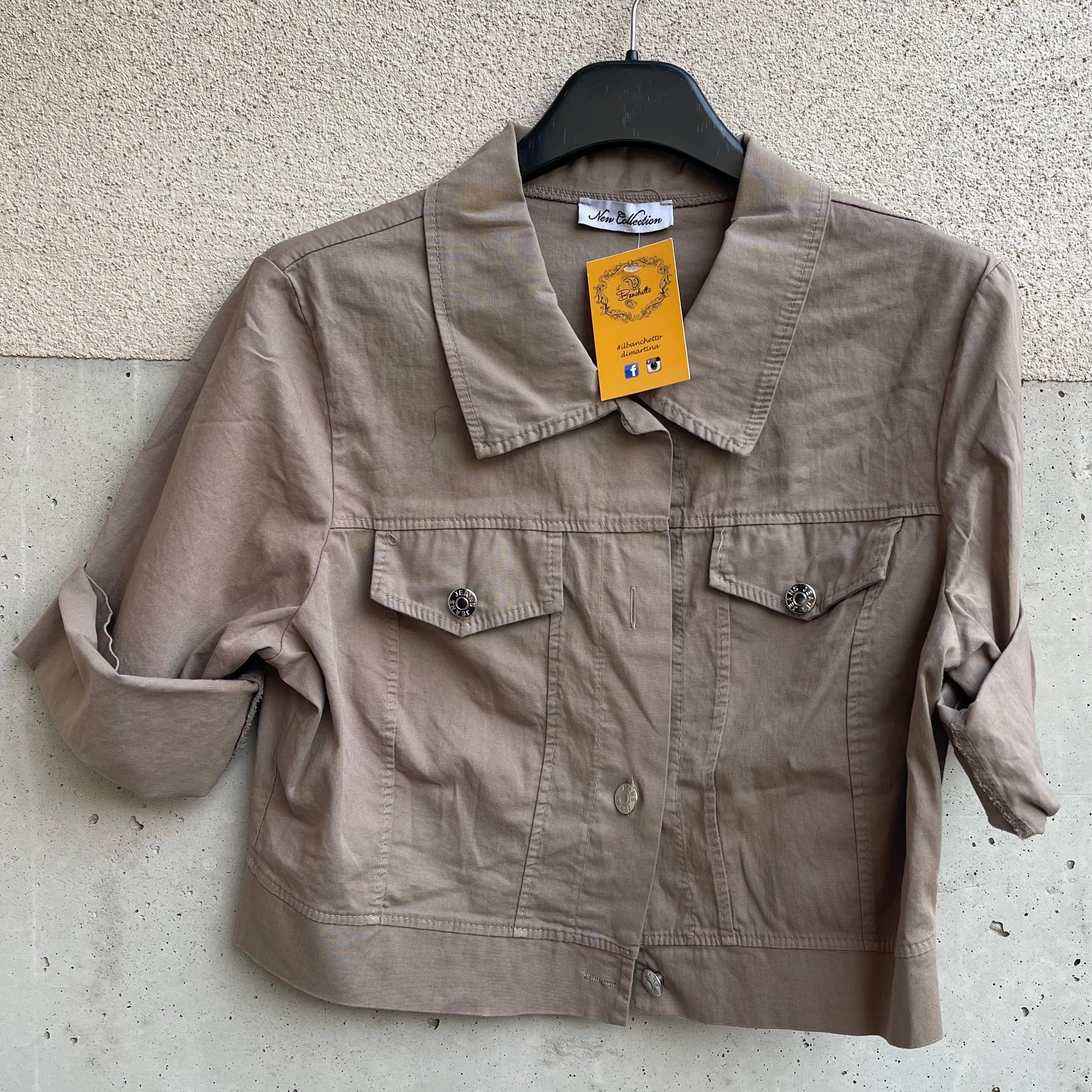 giacchino CROP cotone