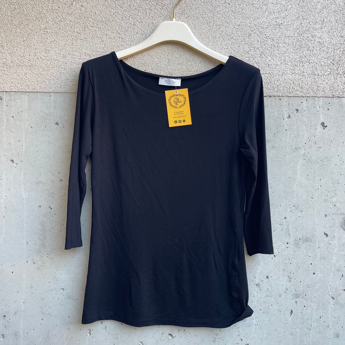 maglia BASIC girocollo manica 3/4